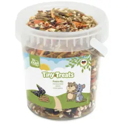 JR Tiny Treats Protein Mix 100 g | Naturlig snack med melorme til gnavere