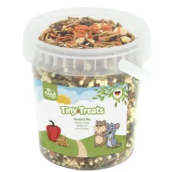 JR Farm Tiny Treats Hermetia Mix 200 g | Snack med insektprotein til gnavere