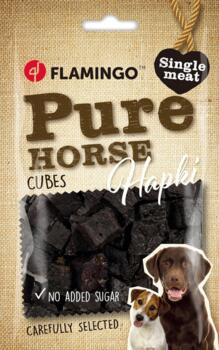 Hapki Cubes with Horse 85 g | Hypoallergen hundesnack med hest