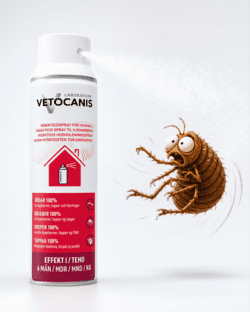 Vetocanis Anti-parasit Spray Husstand | Insekticidspray mod lopper og flåter