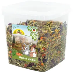 JR Farm Efterårsmagi i Spand 650 g | Urte snack til kanin og gnavere