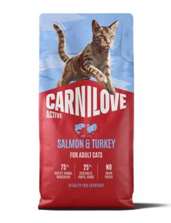 Carnilove Salmon & Turkey for Adult All Breeds 6 kg | Fuldfoder til voksne katte