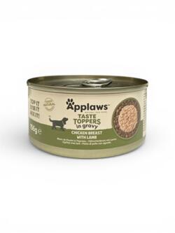 Applaws Taste Toppers in Gravy med Kyllingebryst og Lam 156 g | Naturligt vådfoder til hund