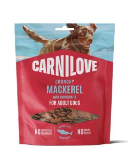 Carnilove Dog Crunchy Snack Mackerel with Raspberries 200 g | Kornfri hundesnack med makrel