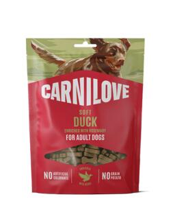 Carnilove Dog Soft Snack Duck with Rosemary 200 g | Blød hundesnack med and