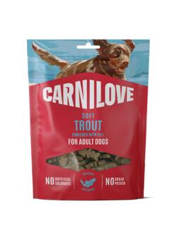 Carnilove Dog Soft Snack Trout with Dill 200 g | Blød hundesnack med ørred