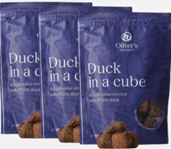 Oliver’s Signature Duck in a Cube 3 x 100 g | Bløde kornfri godbidder med and