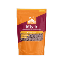 MUSH Mix it Freeze-Dried Gris 200 g | frysetørret råfoder med gris til hund som supplement til tørfoder