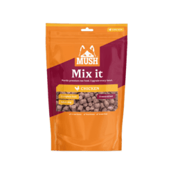 MUSH Mix it Freeze-Dried Kylling 200 g | frysetørret råfoder med kylling til hund som supplement til tørfoder