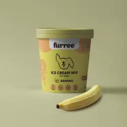 FÜRREE icecream med banan – sund hundeis med form