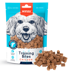 Wanpy Training Bites Chicken Hundegodbidder 100 g