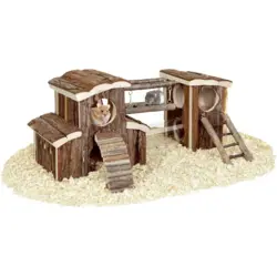 Hamsterlegetøj Naturlig Legeplads 45,5x17x20cm