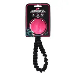 Dog Comets AstroFlex Bold Pink Holdbart Hundelegetøj 5,5cm