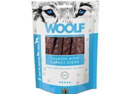 Woolf Salmon with Carrot Strips Naturlig Hundesnack 100g