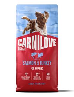 Carnilove Salmon & Turkey for Puppies Nærende Hvalpefoder 1,5kg