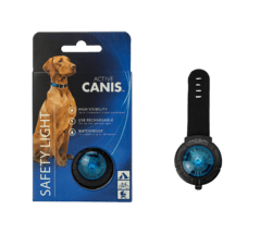 Active Canis Safety Light Blå Genopladelig LED-Lygte til Hunde