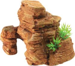 Sten med Planter Dekoration til Akvarium 12,5x8,3x9 cm