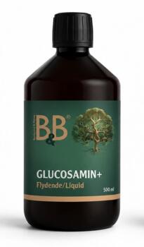 B&B Glucosamin+ Liquid – Flydende ledtilskud til hunde (250 ml / 500 ml)