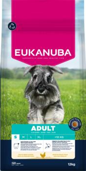 EUKANUBA Adult Small Breed kylling 12 kg | tørfoder til små voksne hunde med frisk kylling