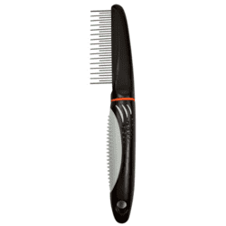 Dog comb w/root.teeth, long hair