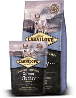 CarniLove Salmon &amp; Turkey for puppies 1.5 kg GRAIN FREE