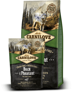 CarniLove Duck & Pheasant for adult 1,5kg KORNFRI