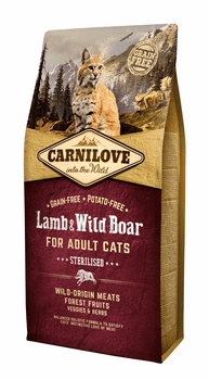 CarniLove Lamb & Wild Boar 6kg 100% KORNFRI