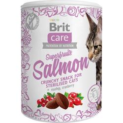 Brit Care Cat Snack Superfruits Salmon 100 g (UDSOLGT)