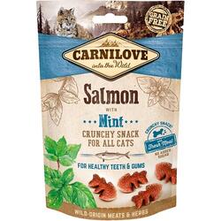 Carnilove Crunchy godbidder til Katte - Salmon & Mint (udsolgt)