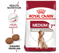 ROYAL CANIN DOG FOOD MEDIUM 7+ 15 KG.