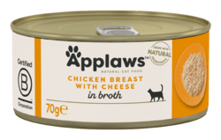 Applaws Cat Tin – Chicken Breast & Cheese in Broth 70 g