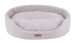 AMIPLAY OVAL BED L Cream 58X50X15 cm