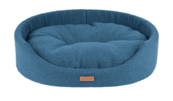 AMIPLAY OVAL BED XL BLUE 72X63X16 cm