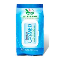 Tropiclean Oxy-med all-purpose wipes 50 stk