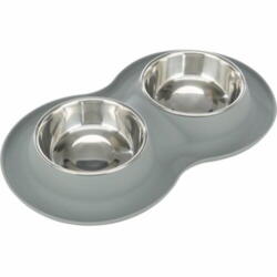 Trixie Silicone Double Feeding Bowls with Base