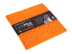 LickiMat Buddy - Aktivitetsmåtte 20 cm Orange