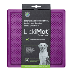 LickiMat Soother - Activity mat 20 cm Purple