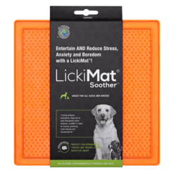 LickiMat Soother - Activity mat 20 cm Orange