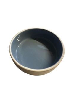 Keramik katteskål Blå ø12,5cm