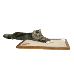 Scratching mat plush 55x35cm brown