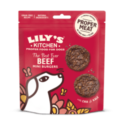 Lily&#39;s kitchen The Best Ever Beef Mini Burgers 70g