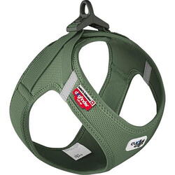 Curli Clasp Air Mesh Step-in Dog Harness - Green