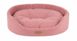 AMIPLAY OVAL BED L Pink 58X50X15 cm