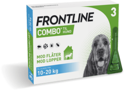Frontline Combo flea treatment 3 x 1.34ml for dogs 10-20 kg