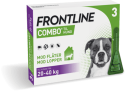 Frontline Combo flea treatment 3 x 2.68ml for dogs 20-40 kg