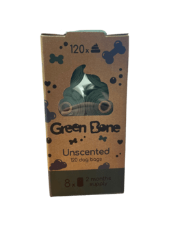 Biodegradable dog bags - 120 pcs.