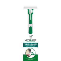 Vet&#39;s Best - 3 part toothbrush
