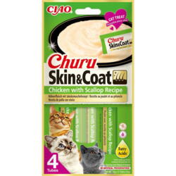 Churu Skin & Coat Kylling & kammusling 4 Sticks