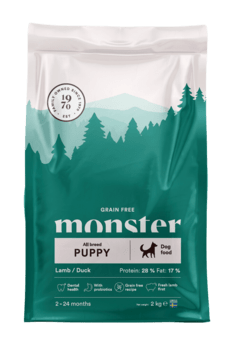 Monster Grain Free Puppy All Breed 2 kg (UDSOLGT)