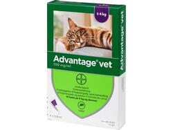 Advantage flea treatment for cats 0.8 ml over 4 kg
